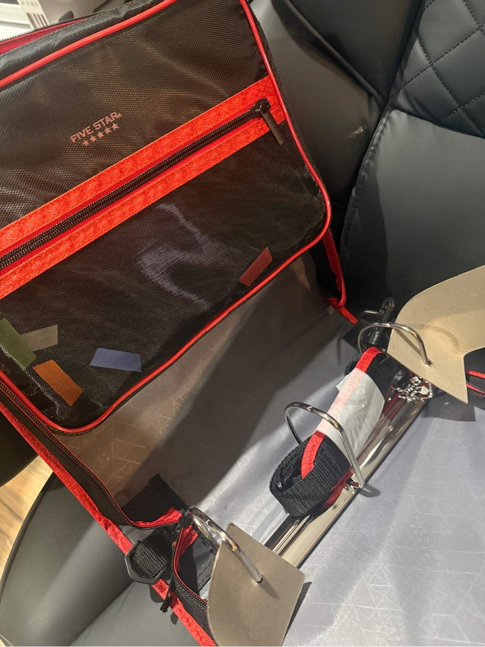 Five Star Red and Black 3" Zipper Binder Organizer - Picture 3 of 3